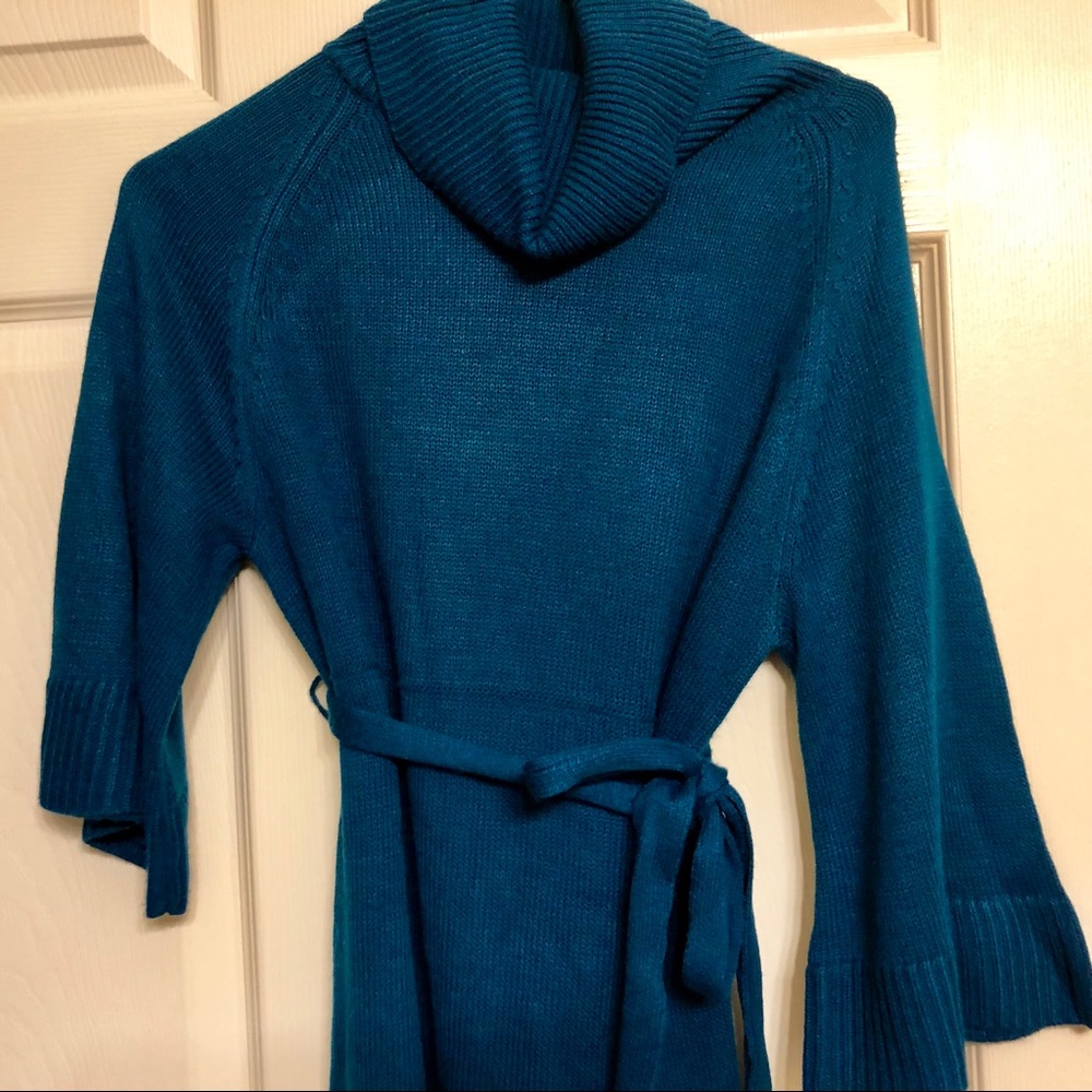 Cozy teal sweater